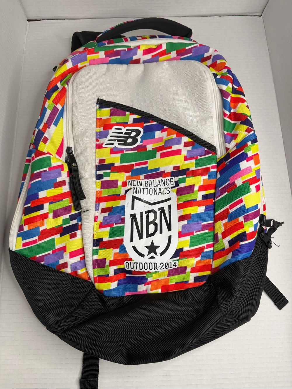New Balance Backpack Outdoor Track 2014 NATIONALS vintage back pack bag